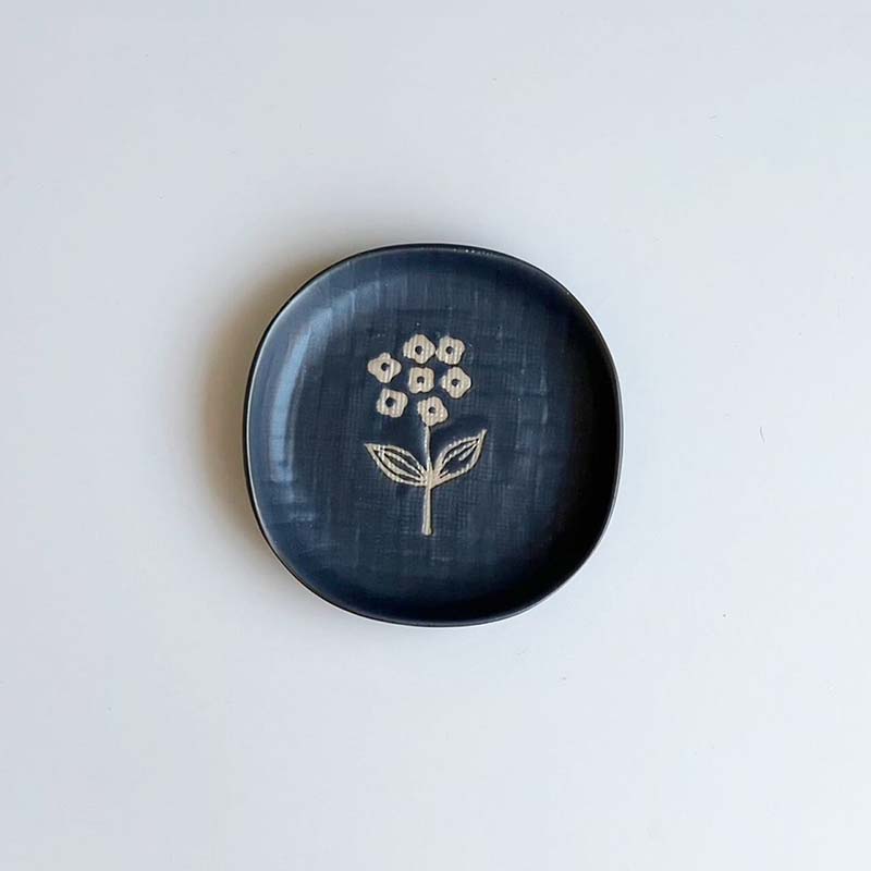 wanohana 小皿　紺